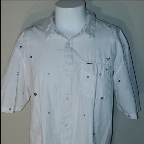 Vans XXL white button up shirt - Picture 6 of 10